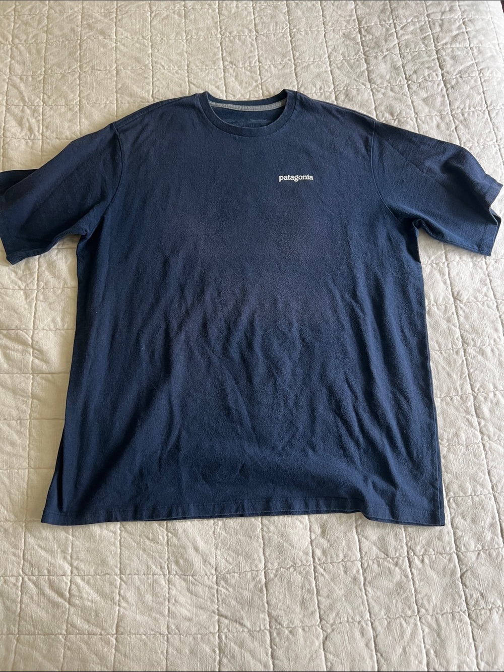 Patagonia Men's Navy Crew Neck T‑Shirt